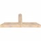 Ekena Millwork Portland Smooth Timber Gable Bracket, Douglas Fir, 60"W x 25"H x 5 1/2"D x 5 1/2"F, 10/12 Pitch GBW060X25X0606POR00SDF - alternate 5